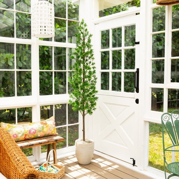 6' UV Artificial Podocarpus Artificial Tree (Indoor/Outdoor)