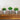 7” Artificial Flowering Mini Daisy Plant in Decorative Daisy Tin Planter -Set of 3