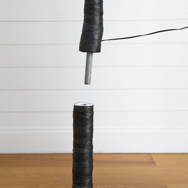 7' Pre-Lit Halloween Deluxe Black Twig Artificial Tree with 180 Orange & Purple LED Lights