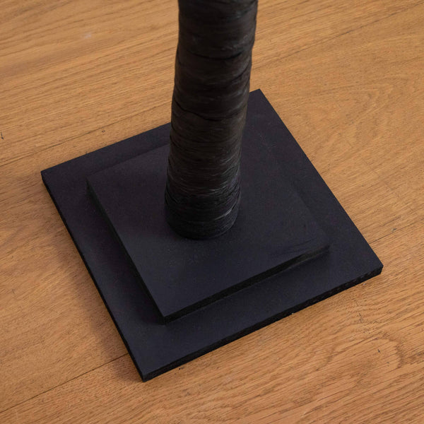 7' Pre-Lit Halloween Deluxe Black Twig Artificial Tree with 180 Orange & Purple LED Lights