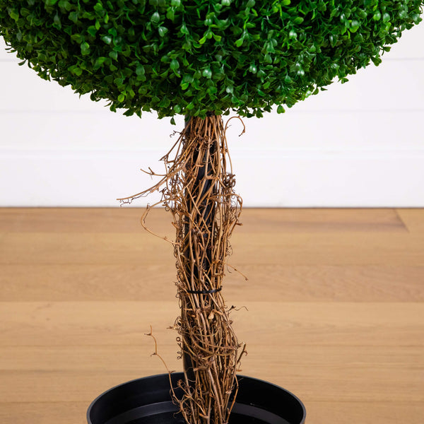 7' UV Resistant Artificial Triple Ball Boxwood Topiary Tree (Indoor/Outdoor)