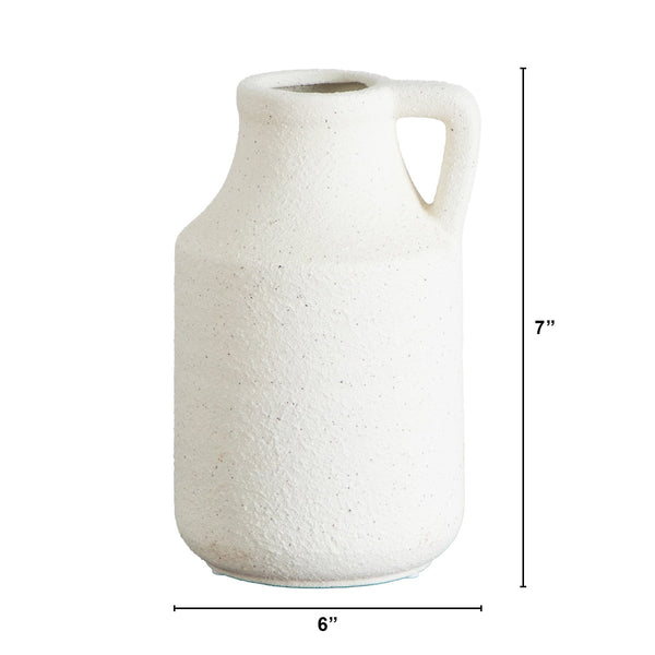 7" Textured Handmade Vase