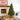 7.5' Artificial Christmas Tree with 450 Warm White Clear Globe Bulbs and LED Lights