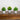 8” Artificial Blooming Plant in Rustic Flowers & Garden Planter -Set of 3