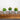 8” Artificial Daisy Plant in Decorative Daisy Tin Planter -Set of 3