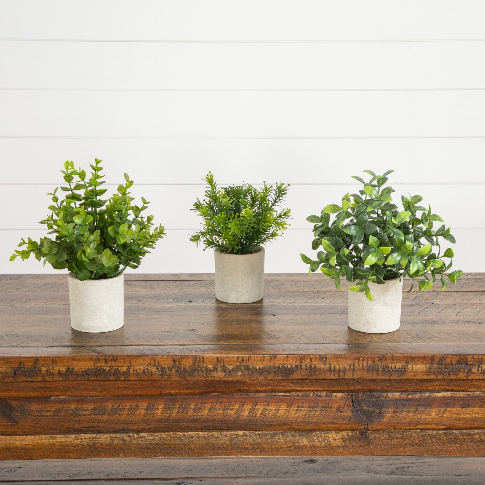 outdoor small potted plants 8” Artificial Mini Greenery Potted Plant