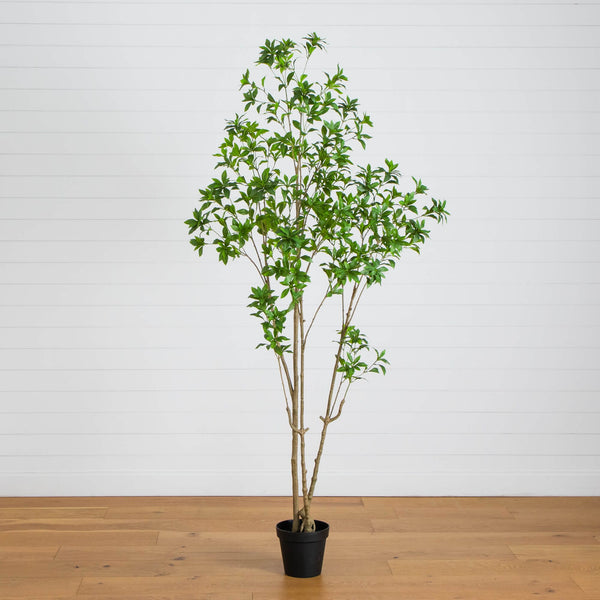 8' Artificial Minimalist Japanese Pieris Tree