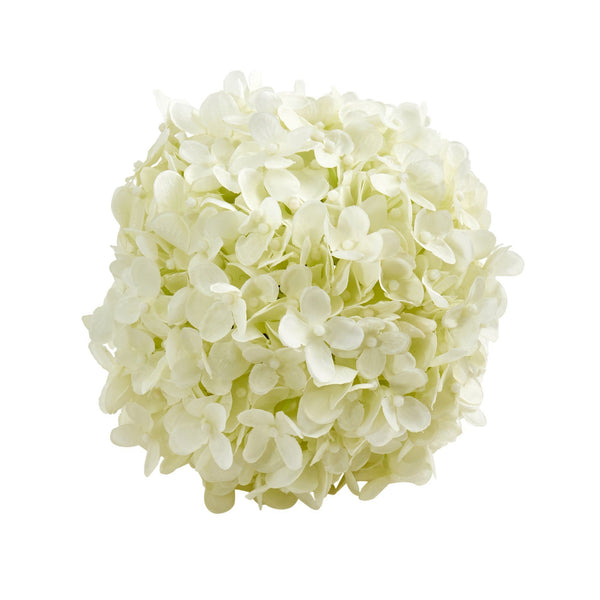 10” Artificial Hydrangea Balls (Set of 4) with Vase