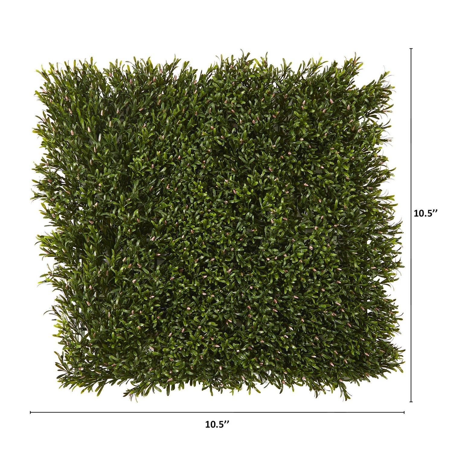 10.5” x 10.5” Rosemary Artificial Wall Mat UV Resistant (Indoor/Outdoor) (Set of 4) Trellis