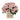 12” Rose Artificial Arrangement “New Baby” Vase