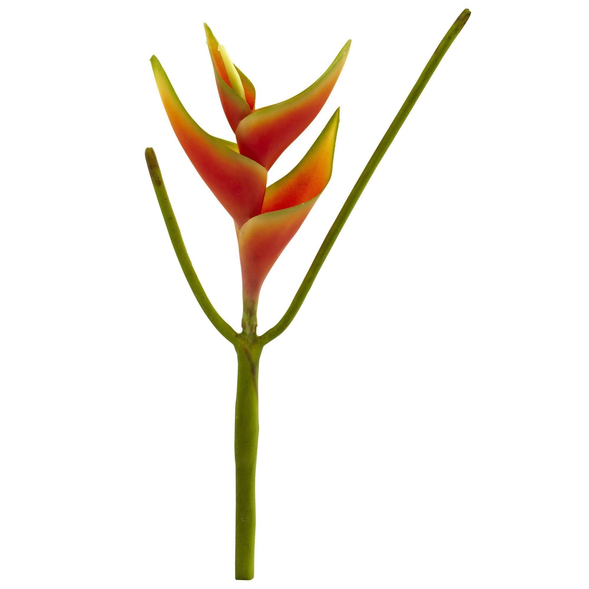 14'' Mini Heliconia Artificial Flower (Set of 6) | Nearly Natural