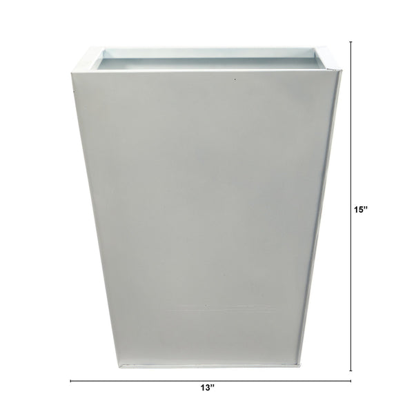 15” Classic Square Metal Planter