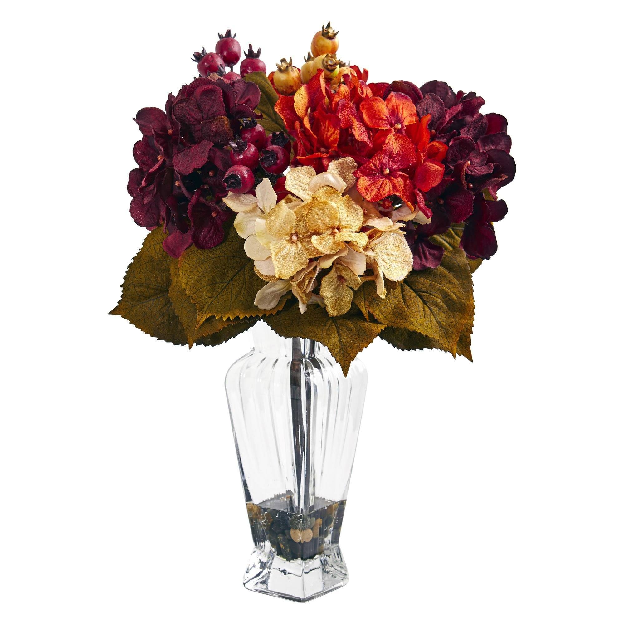 Autumn Hydrangea and Berry Arrangement Autumn Hydrangea and Berry Arrangement