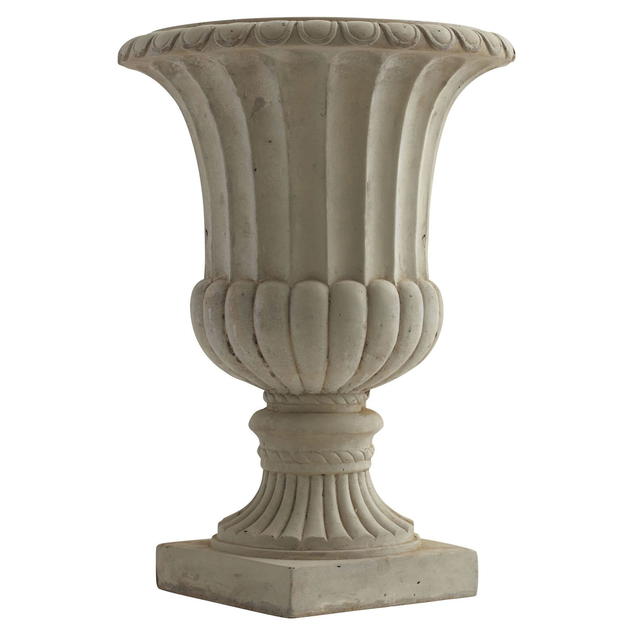 large urn planter indoor Nearly Natural 20.25-in Large Sand Colored Urn (Indoor/Outdoor)