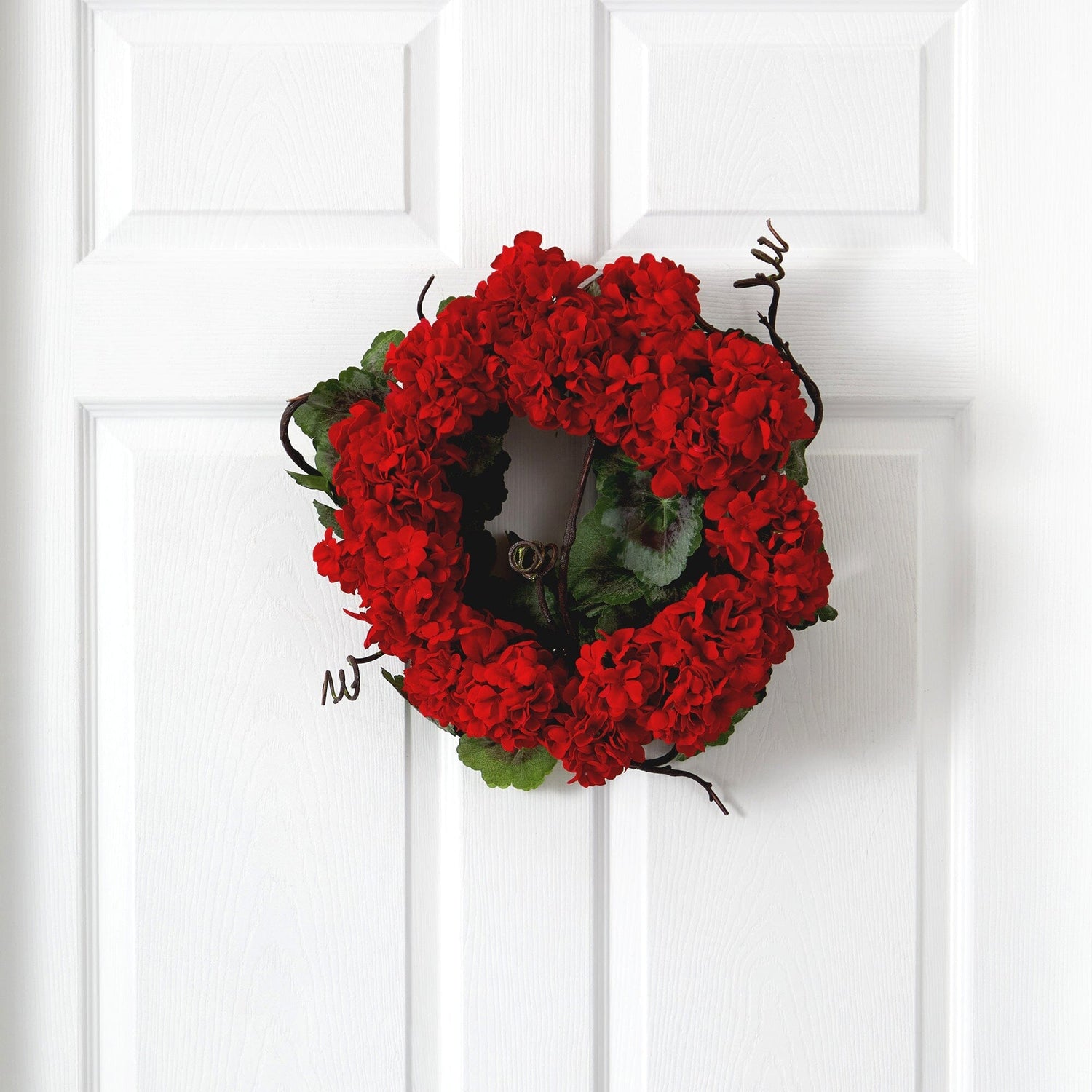 17” Geranium Wreath