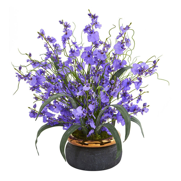 19” Dancing Lady Artificial Arrangement in Vase