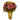 19” Peony Artificial Arrangement in Gold Vase