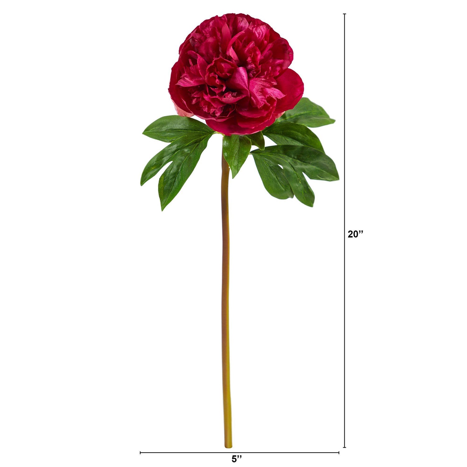 20” Peony Artificial Flower (Set of 3)