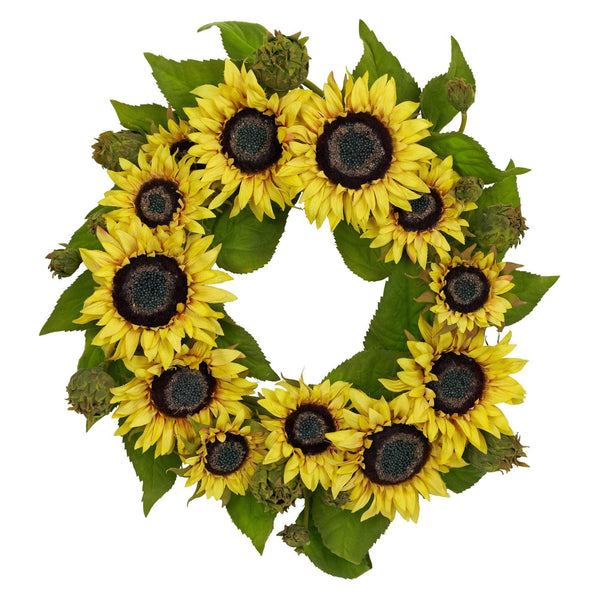 22" Sunflower Wreath"