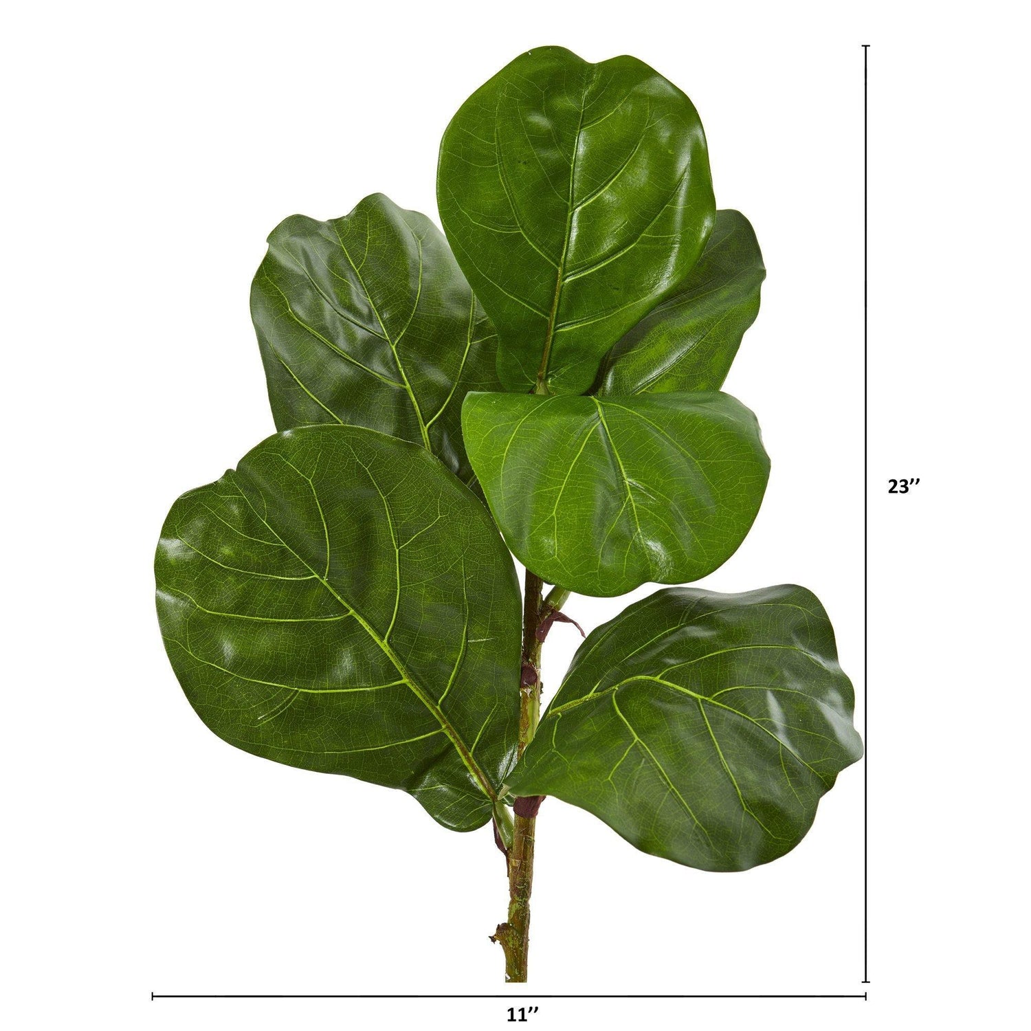 23” Fiddle Leaf Artificial Plant (Set of 4)
