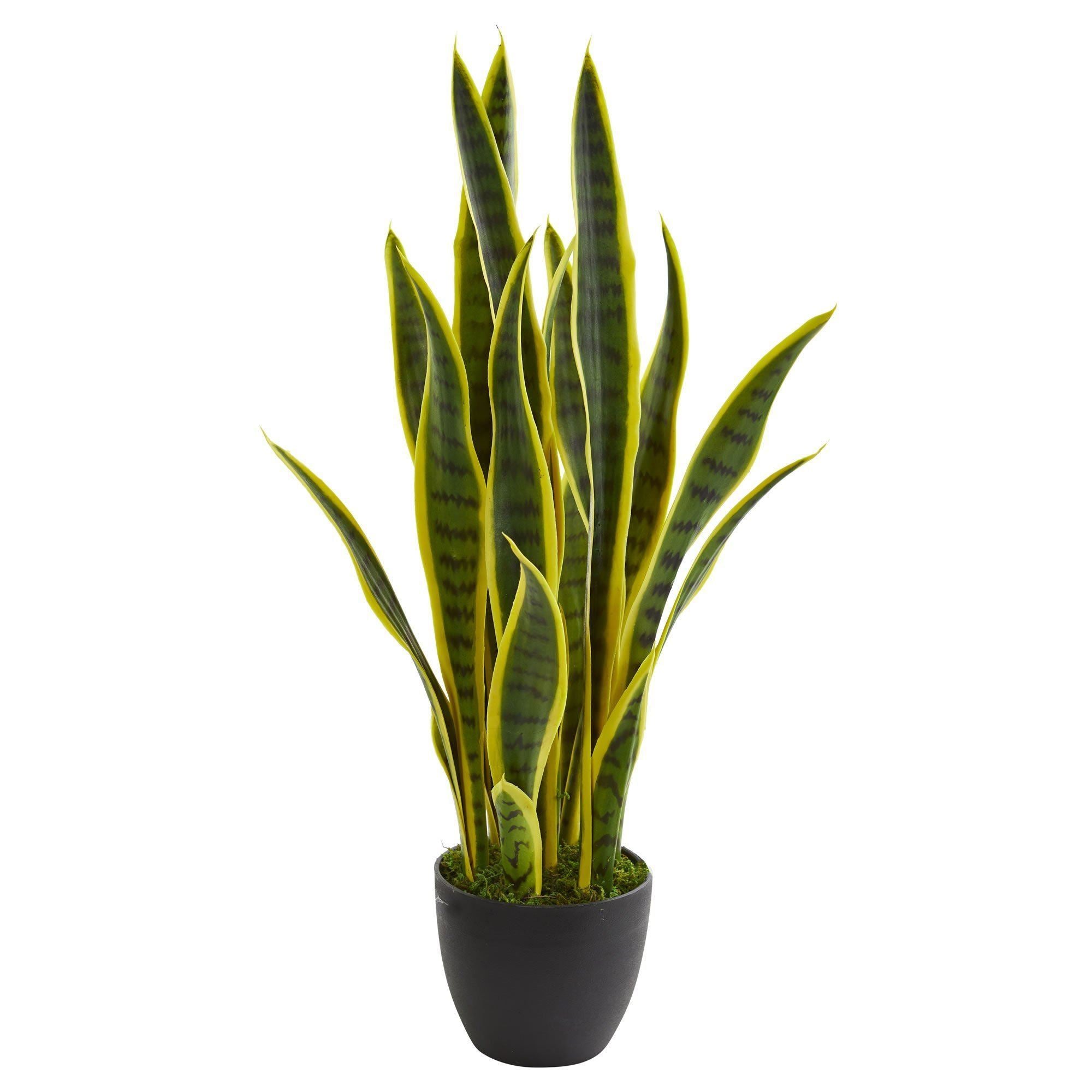 artificial sansevieria plants Nearly Natural 26 in. Artificial Sansevieria Plant