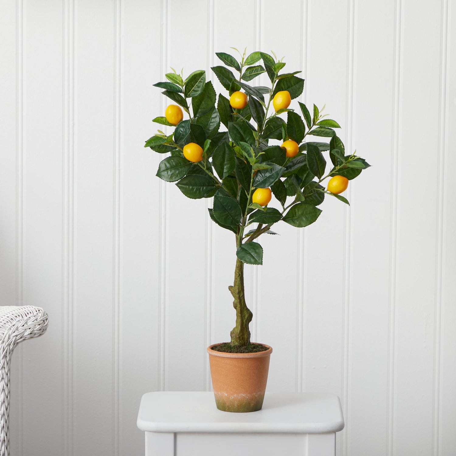 28” Lemon Artificial Tree in Decorative Planter