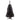 3’ Black Artificial Christmas Tree with 50 LED Lights and 118 Bendable Branches