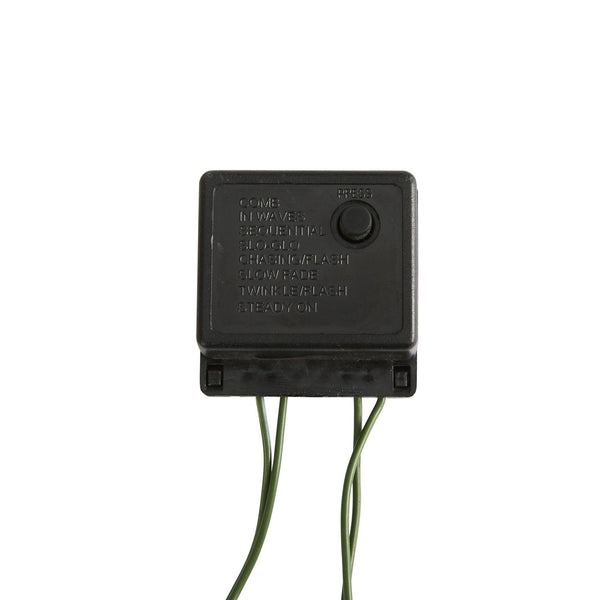 3' Cambridge Spruce Flat Back Artificial Christmas Tree with 50 Warm White (Multifunction) LED Lights and 113 Bendable Branches