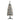 3’ Flocked Pencil Artificial Christmas Tree with 50 Clear Lights and 132 Bendable Branches