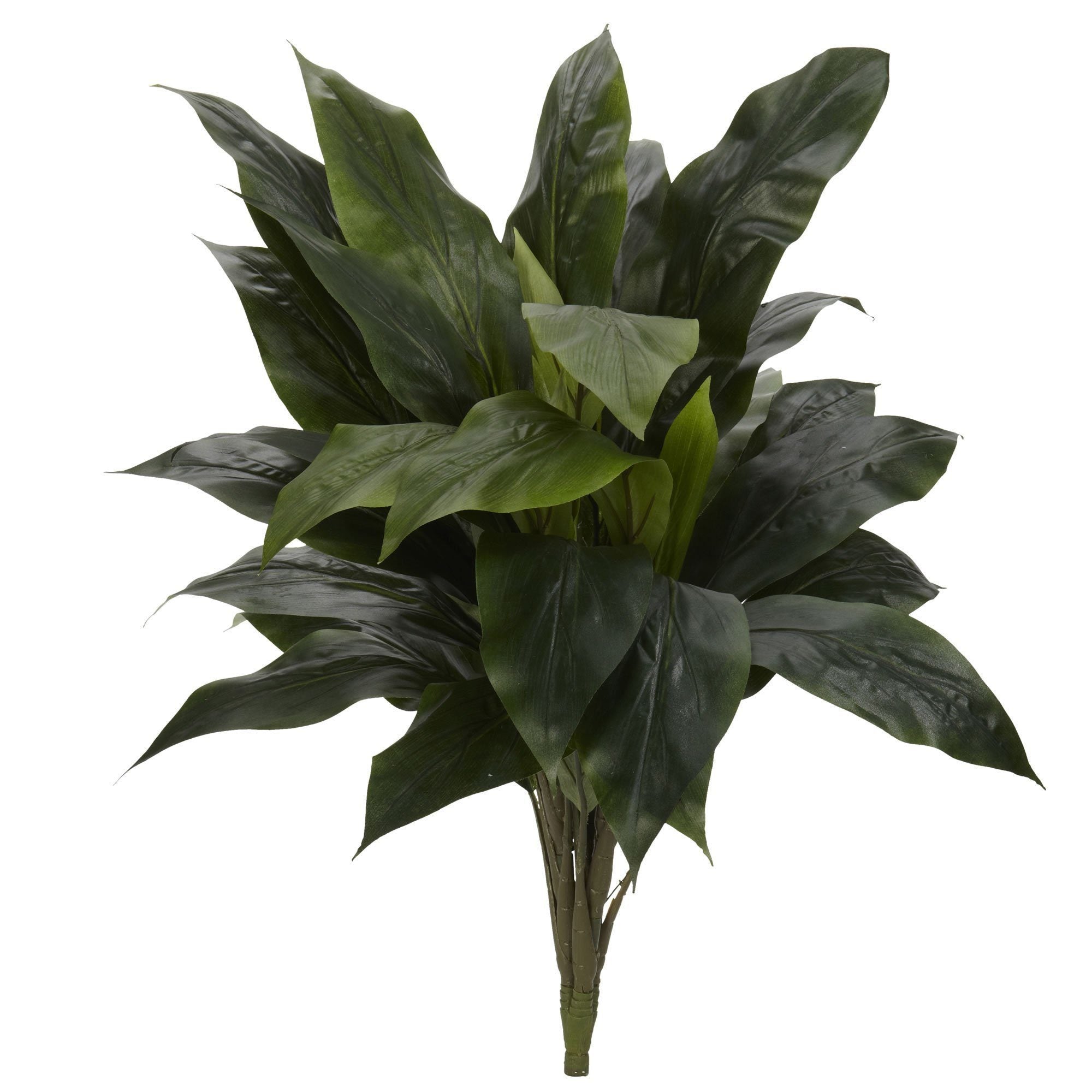 plastic cordyline plants Nearly Natural 32in. Green Cordyline Artificial Plant (Set of 3)