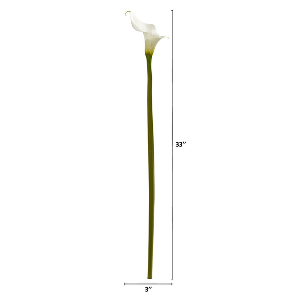 33” Calla Lilly Artificial Flower (Set of 4)