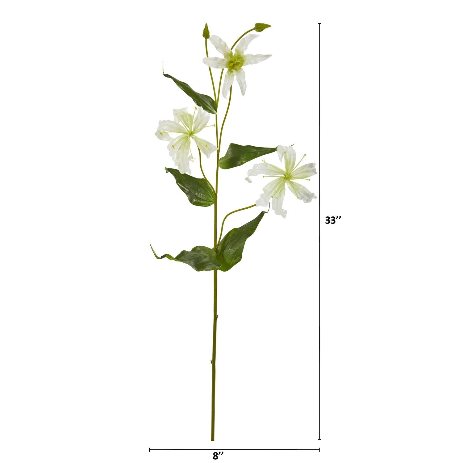 33” Gloria Lily Artificial Flower (Set of 4)