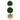 3.5’ Boxwood Double Ball Topiary Tree in Boho Chic Handmade Cotton & Jute Planter UV Resistant