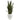 3.5’ Sansevieria Artificial Plant in White Planter