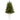 3.5’ Yukon Mountain Fir Artificial Christmas Tree with 50 Clear Lights and Pine Cones in White Planter