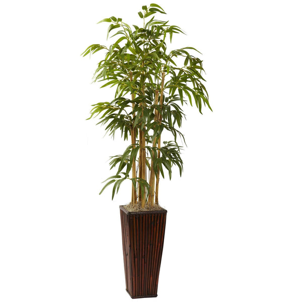 4’ Bamboo w/Decorative Planter