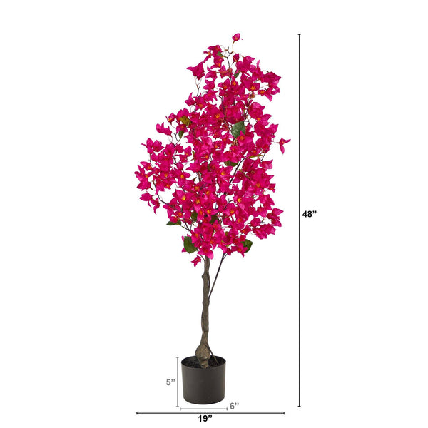 4’ Bougainvillea Artificial Tree