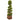 4’ English Ivy Spiral Tree in Metal Planter UV Resistant (Indoor/Outdoor)
