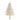 4' White Artificial Christmas Tree with 100 Clear LED Lights