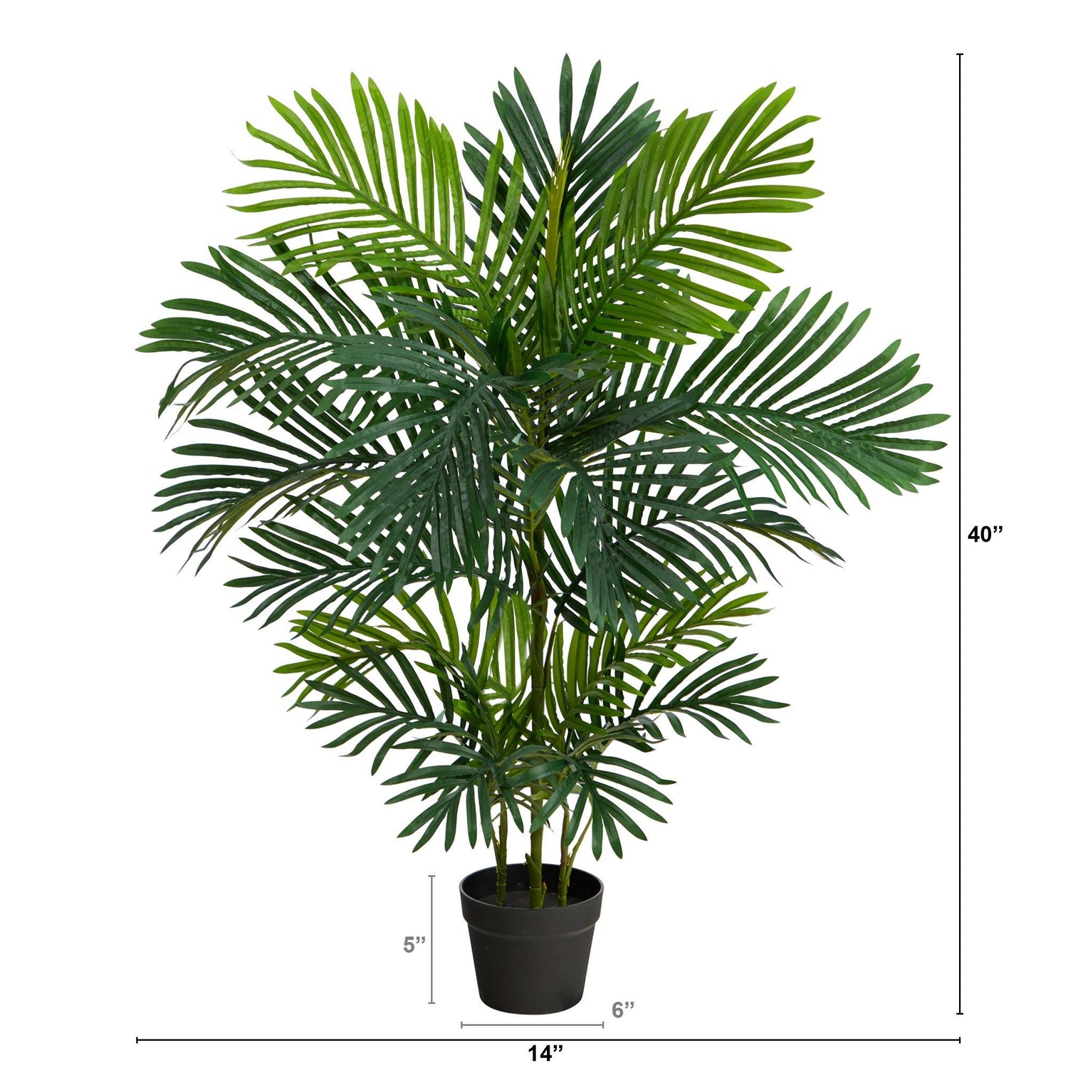 40” Areca Artificial Palm Tree UV Resistant (Indoor/Outdoor)