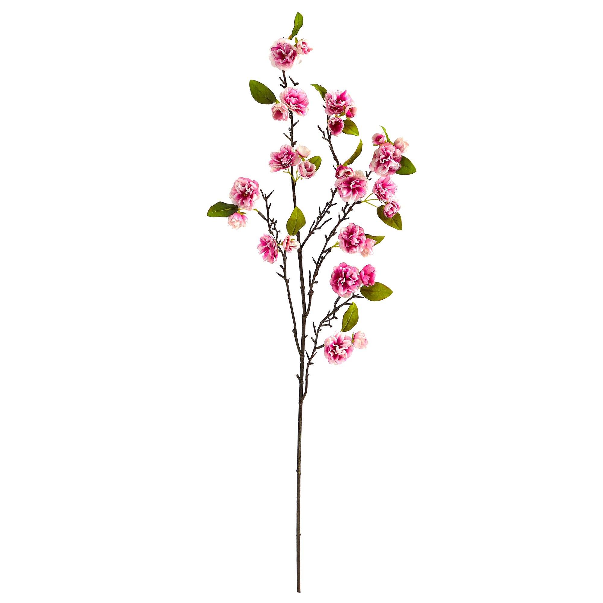 41” Cherry Blossom Artificial Flower (Set of 3) | Nearly Natural