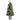 4.5’ Nova Scotia Artificial Christmas Tree in Engraved Geometric Stone Planter