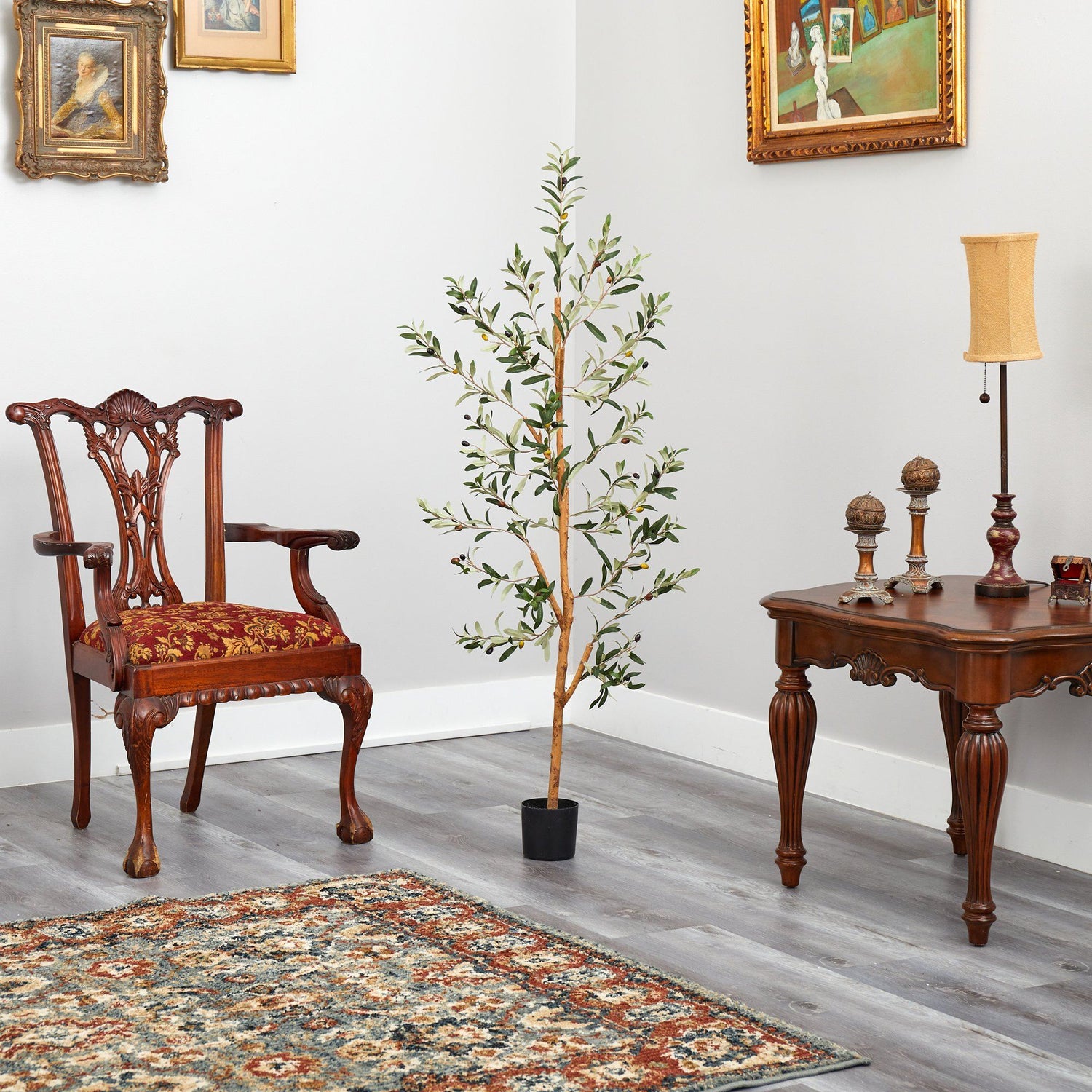 4.5’ Olive Artificial Tree