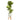 46” Dracaena Artificial Plant in White Planter with Stand (Real Touch)