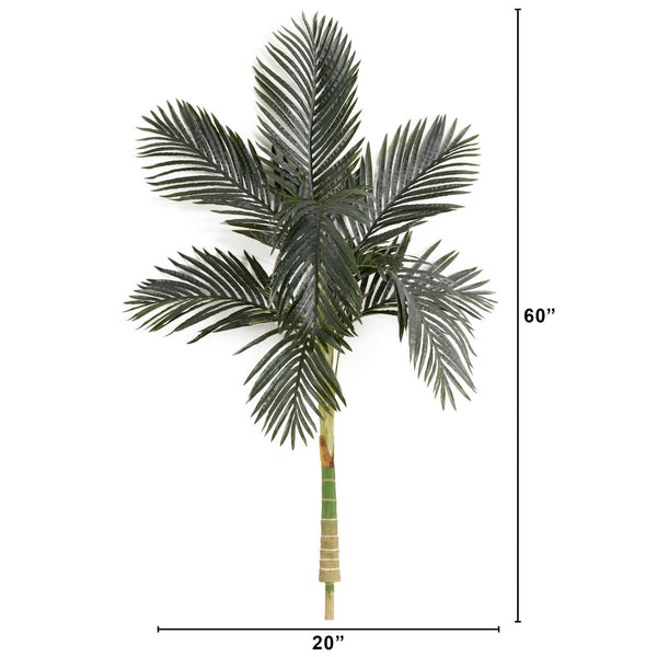 5’ Artificial Golden Cane Palm Tree Without Pot