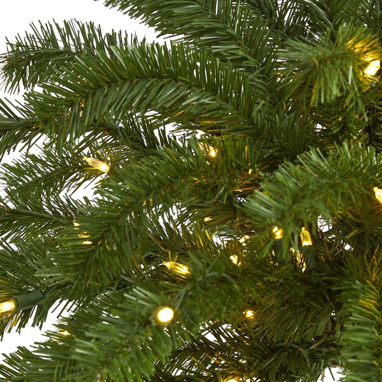 5’ Christmas Palm Artificial Tree with 150 Warm White LED Lights