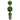 5' Double Ball Leucodendron Topiary w/Decorative Vase (Indoor/Outdoor)