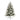 5’ Flocked South Carolina Spruce Artificial Christmas Tree with 300 Clear Lights and 621 Bendable Branches