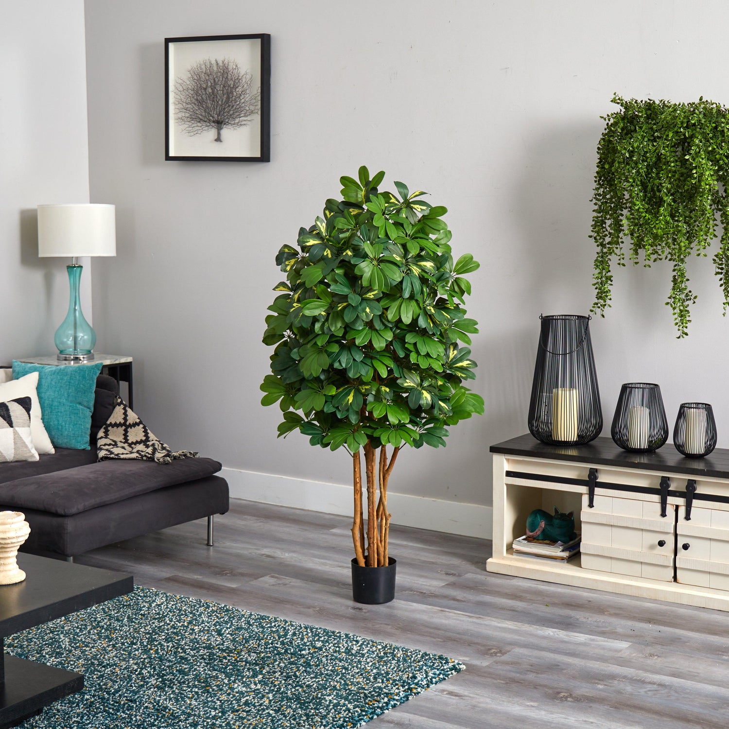 5' Schefflera Silk Tree