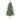 50” Frosted Tip British Columbia Mountain Pine Artificial Christmas Tree with 100 Clear Lights, Pine Cones and 228 Bendable Branches in White Planter